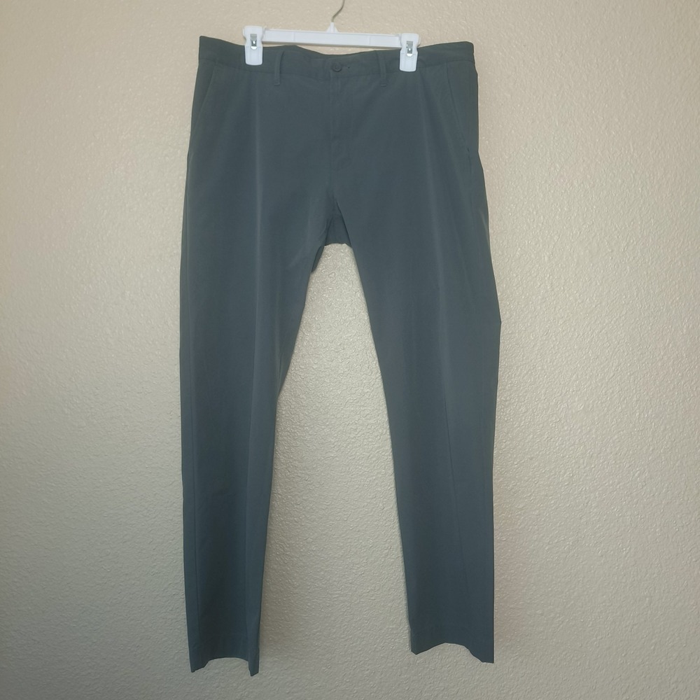 J.crew FLEX men's‎ blue-gray dress pants, Slim,size 36 x 32, button and zipper